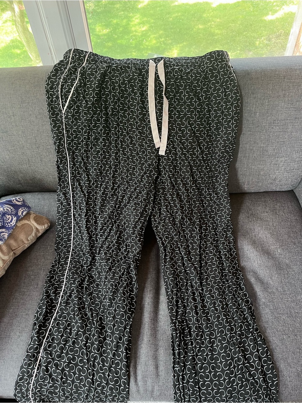 Target Black and White Patterned Pajama Pants
